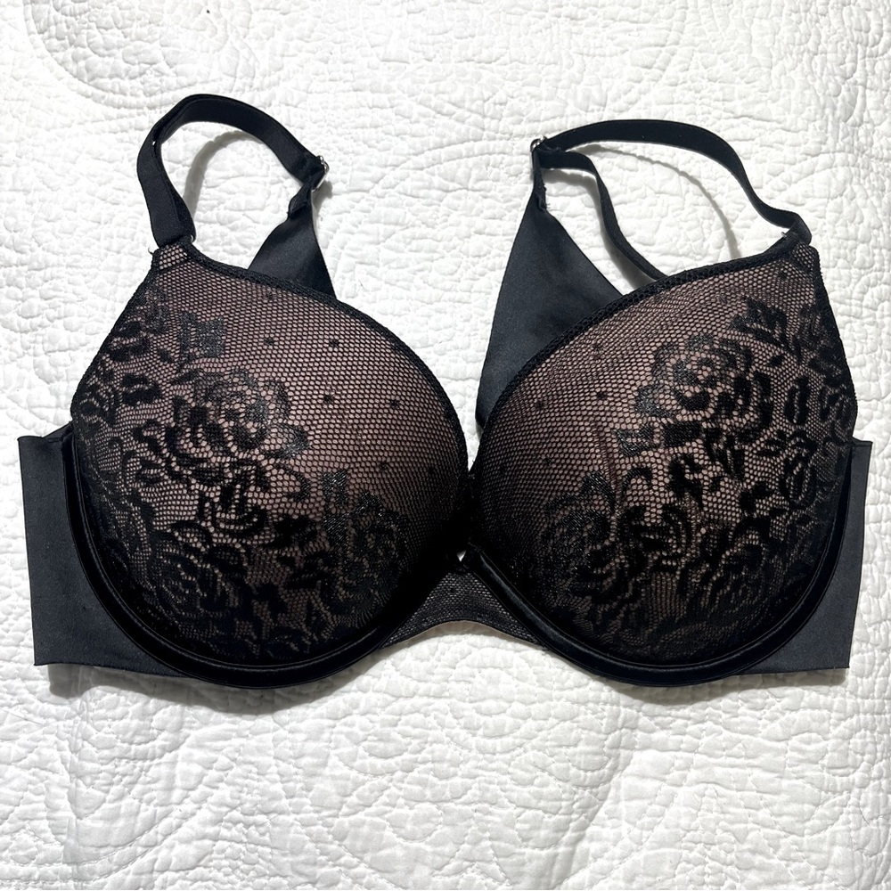 Secret treasures black lace bra size 36C